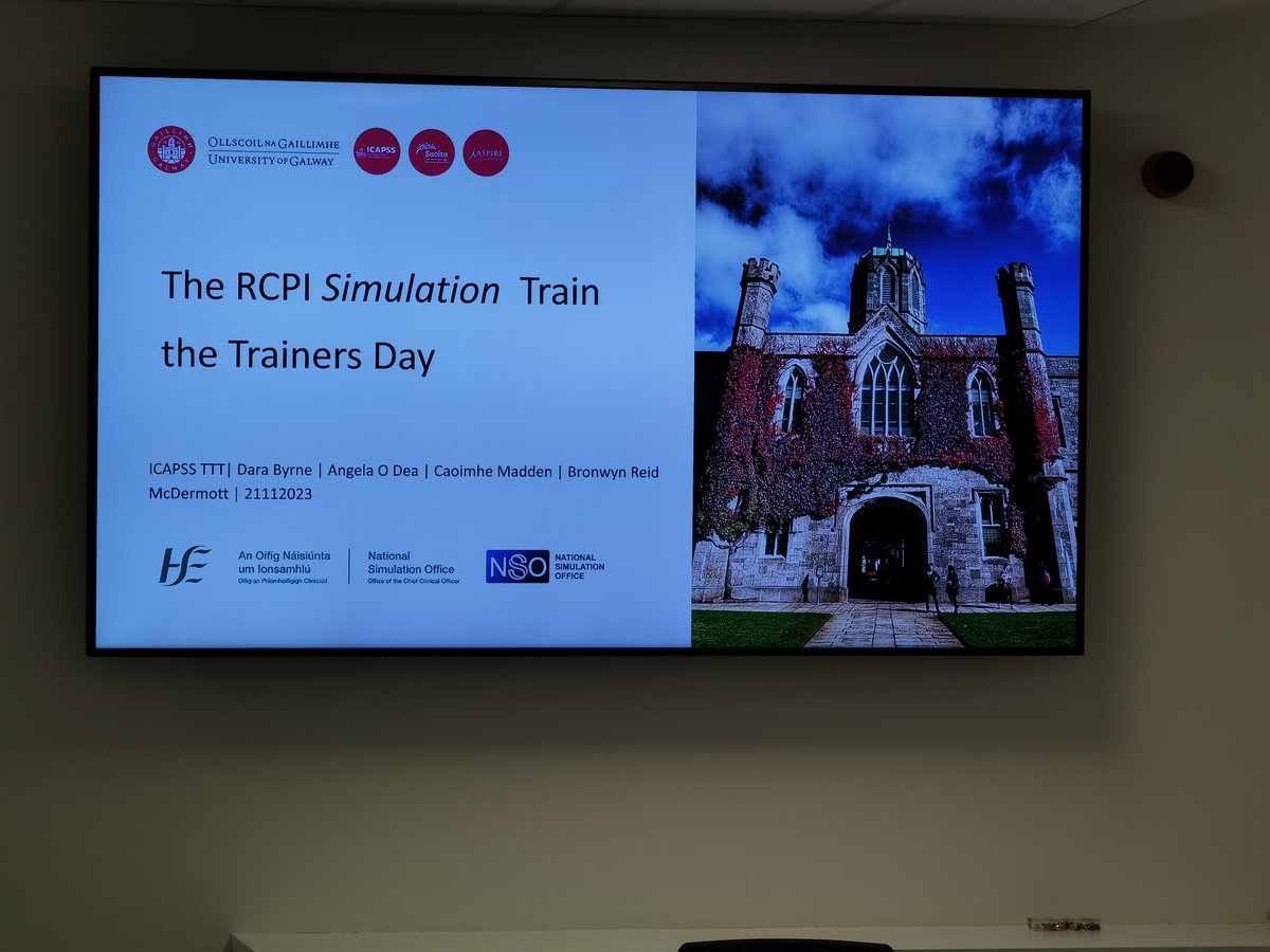 ➡ RCPI TTT Day Highlights 
Engaging day at the @RCPI_news Trainer Day TTT with Dara Byrne & @RCPI_Trainees 🌟
#RCPI #MedicalEducation #SimulationTraining