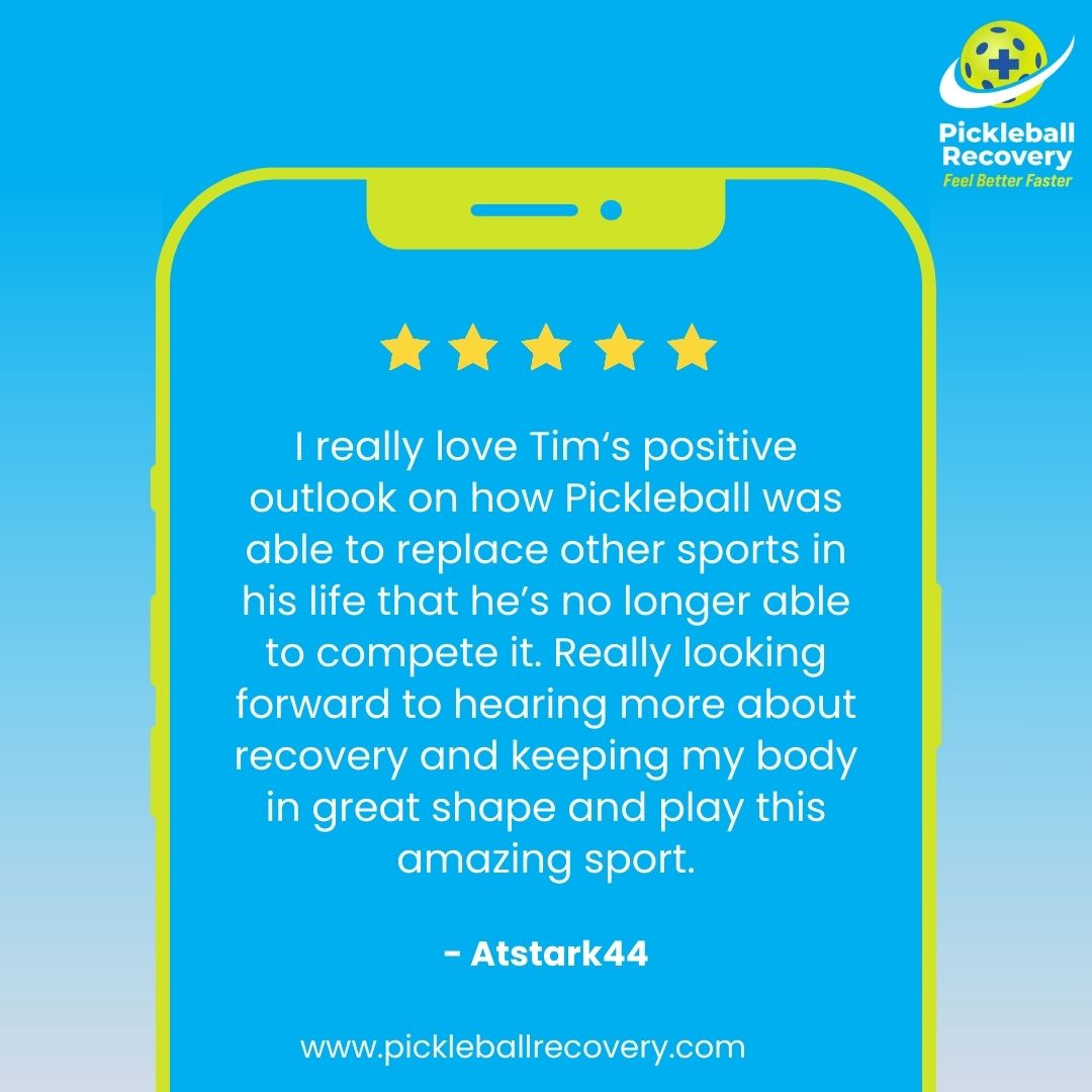 Here's what another happy listener says about the Pickleball Recovery Podcast.

Don't forget to follow for more: @tim_ringgold

#pickleballtournament #pickleballers #customerreview #customerreviews #review #pickleballplayer #pickleballlife #aloemd #happycustomers