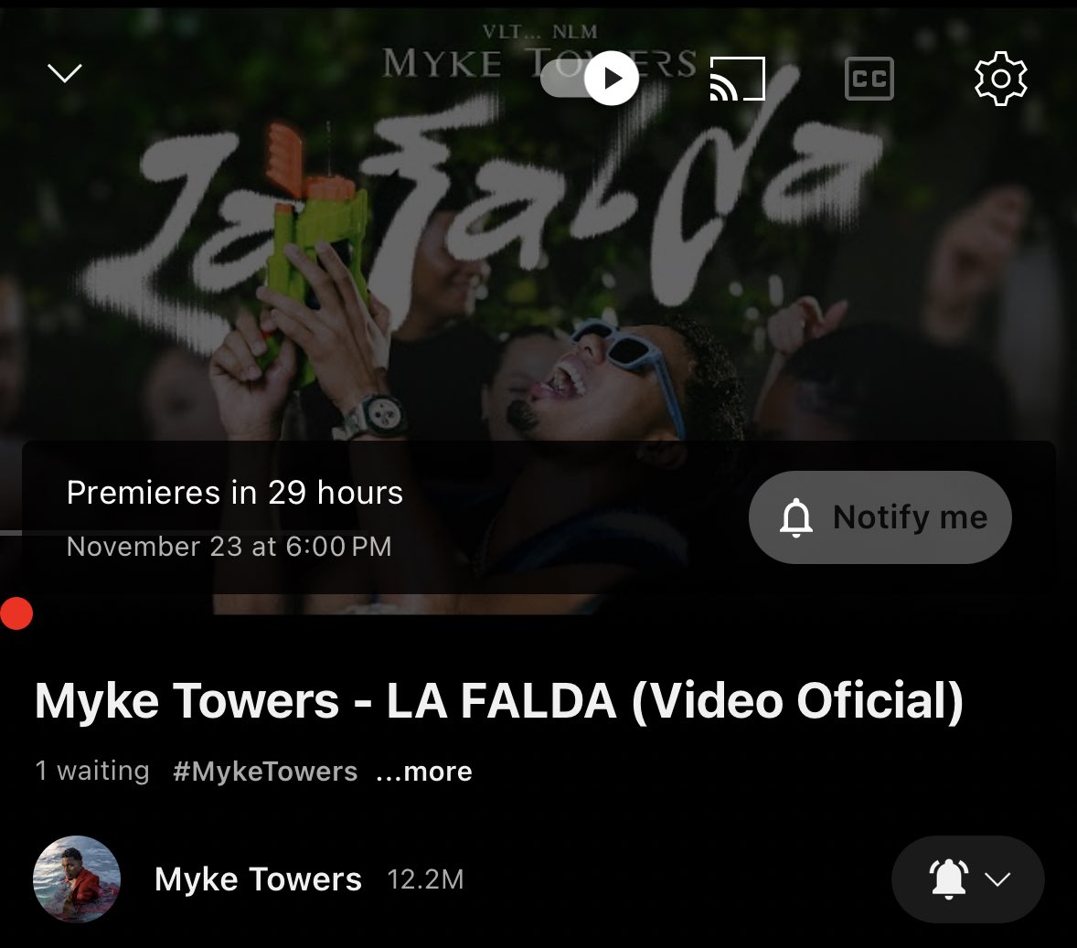 Arevlozz on X: 🚨 LA FALDA 👤 MYKE TOWERS 🗓️ MAÑANA 6PM 🇵🇷   / X