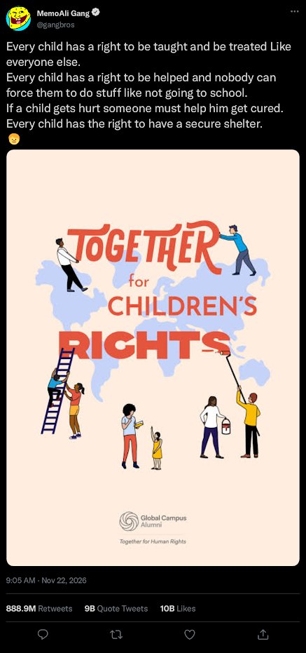 Memo K. and Ali P. want to raise awareness about children's rights. Take a moment to check out their powerful message! #ChildrenRights #HappyWorld #SDG4 #SDG3 #SDG11 #AdvocatesForChange #ForEveryChild, Every Right!