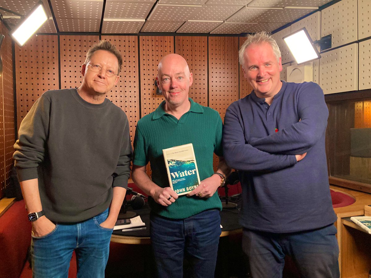 This week on the pod, @simonmayo and @Mattm_Williams welcome bestselling author - and ‘friend of the show’ - @JohnBoyneBooks back to the studio. You can hear them discuss his new novel ‘Water’ right now, from wherever you get your pods! pod.fo/e/2047e2 #books #reading