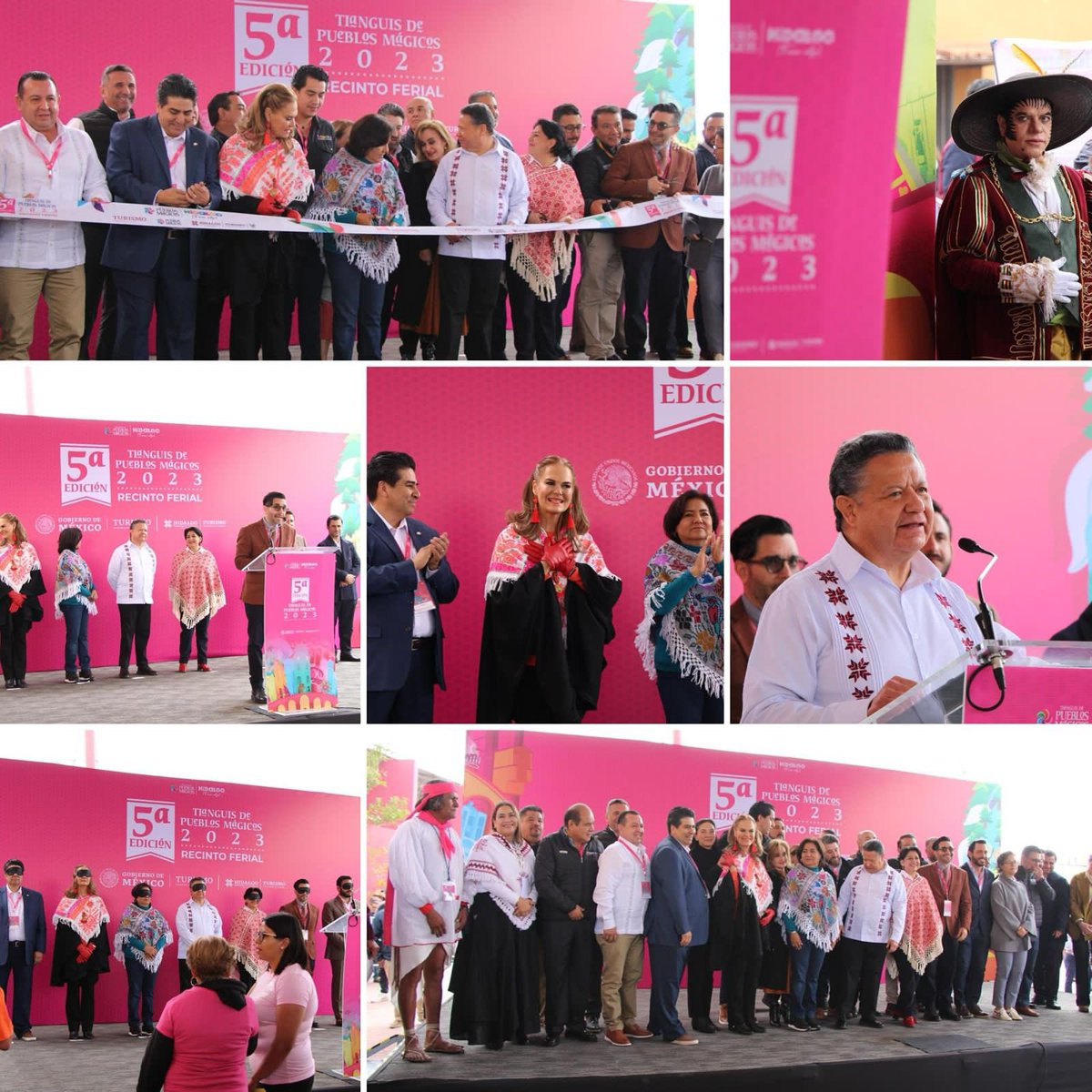 MiguelTorrucoMarqués (@torrucoturismo) on Twitter photo En mi representación, Mauricio Reyna, Titular de la Unidad de Innovación y Política Turística, el Gobernador <a href="/juliomenchaca_/">Julio Menchaca</a>, la titular de <a href="/SECTURHidalgo/">Turismo Hidalgo</a>, <a href="/LizQuintanarG/">Liz Quintanar</a> y Secretarios estatales, encabezaron el corte de listón del Tianguis de #PueblosMágicos en su 5ta edición. En mi representación, Mauricio Reyna, Titular de la Unidad de Innovación y Política Turística, el Gobernador <a href="/juliomenchaca_/">Julio Menchaca</a>, la titular de <a href="/SECTURHidalgo/">Turismo Hidalgo</a>, <a href="/LizQuintanarG/">Liz Quintanar</a> y Secretarios estatales, encabezaron el corte de listón del Tianguis de #PueblosMágicos en su 5ta edición.