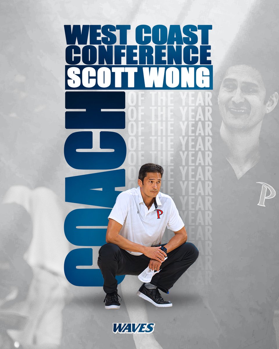 WCC COACH OF THE YEAR 

Extremely proud of head coach Scott Wong for garnering the first WCC Coach of the Year honor of his career.  

It's the 11th honor of its kind in program history and first since Nina Matthies achieved the feat in 2011.

#WavesUp