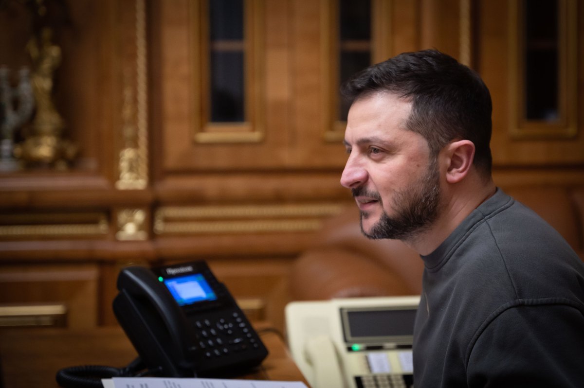 ZelenskyyUa's tweet photo. I just spoke with Argentina’s President-elect @JMilei to thank him for his clear stance. No balancing between good and evil. Just a clear support for Ukraine. This is well-noticed and appreciated by Ukrainians.

We discussed how we can develop relations between Ukraine and Argentina, as well as Ukraine’s ties with other Latin American countries.

I informed the President-elect about our progress in implementing the Peace Formula and stressed the significance of Argentina's participation in our joint peace efforts.

I also invited President-elect Milei to visit Ukraine and send a strong political signal.