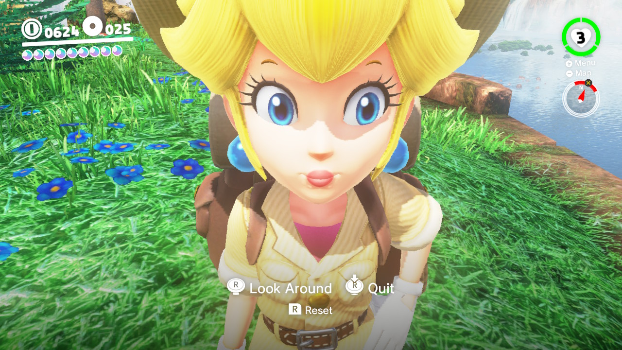 Super Mario Odyssey peach