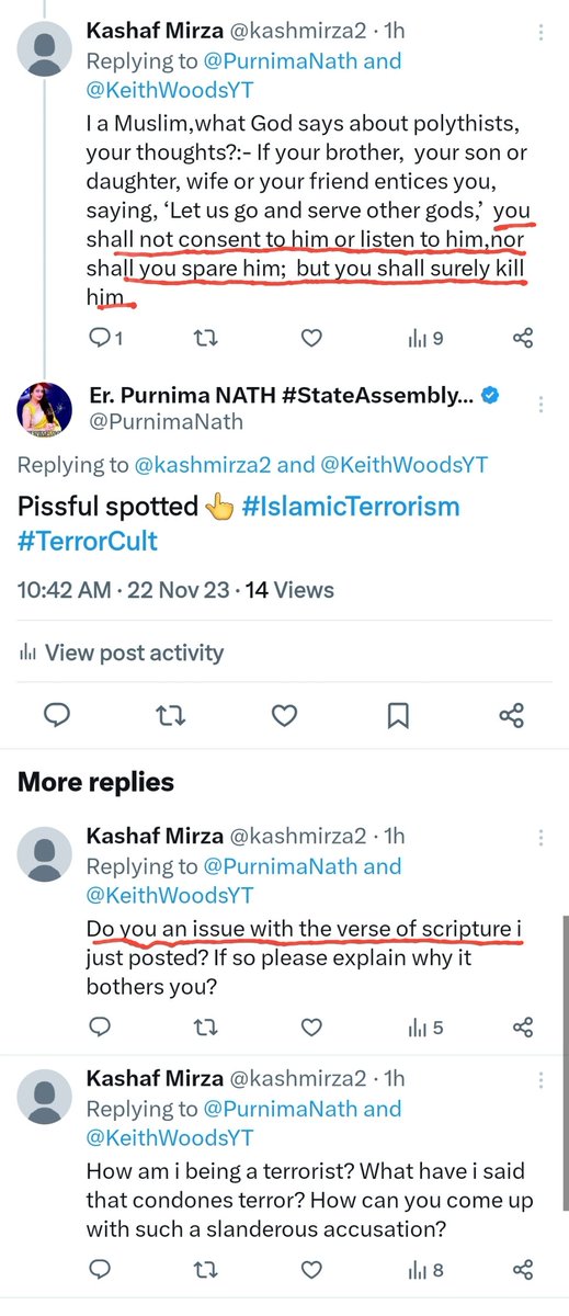 PurnimaNath's tweet photo. Hindus & nonMuslims: Do understand why this quom turns out this way. Their scripture/book sanctions their terror acts with impunity. It's their ideology. They hide their acts with their book.
#NonMuslimsUnderAttack
@total_woke_ @AmitLeliSlayer @thehawkeyex @AmyMek @daveatherton @DrEliDavid @MadhubantiChat3 @AsYouNotWish @AskAnshul @rishibagree