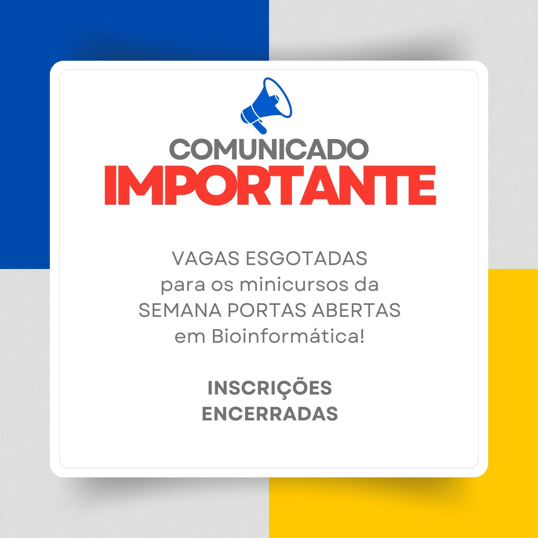 BioME UFRN (@bioinfo_ufrn) on Twitter photo 