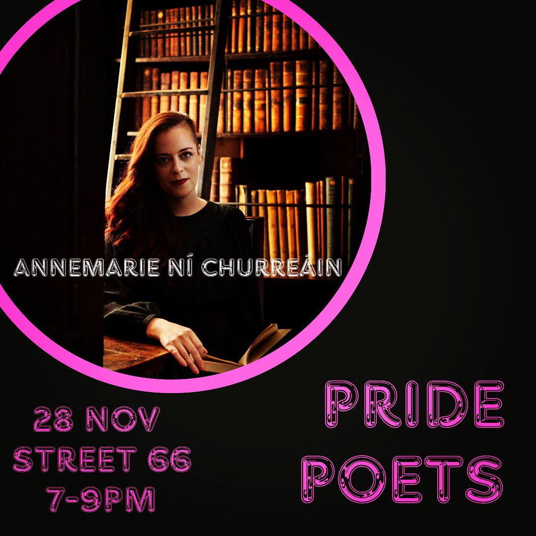 PridePoetsDub's tweet photo. We've gone big for our last @PridePoetsDub of this year with the fabulous poets and our open mic. Get along to @st66dublin on Tuesday Nov 28th https://t.co/8PCf3M7vnJ
