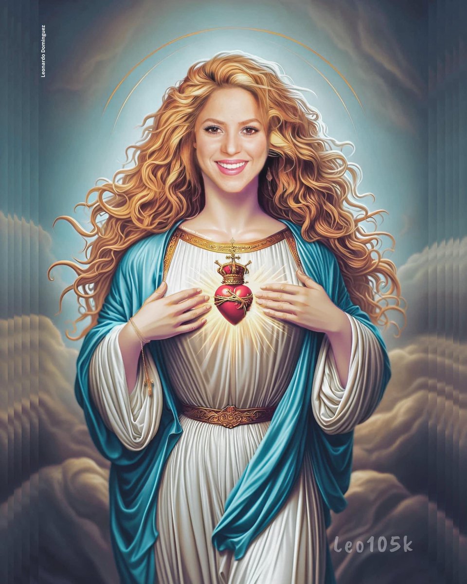 Santa Shakira de la buena suerte para que siempre tengas dinero para pagar tus deudas 🙏👑 ✨