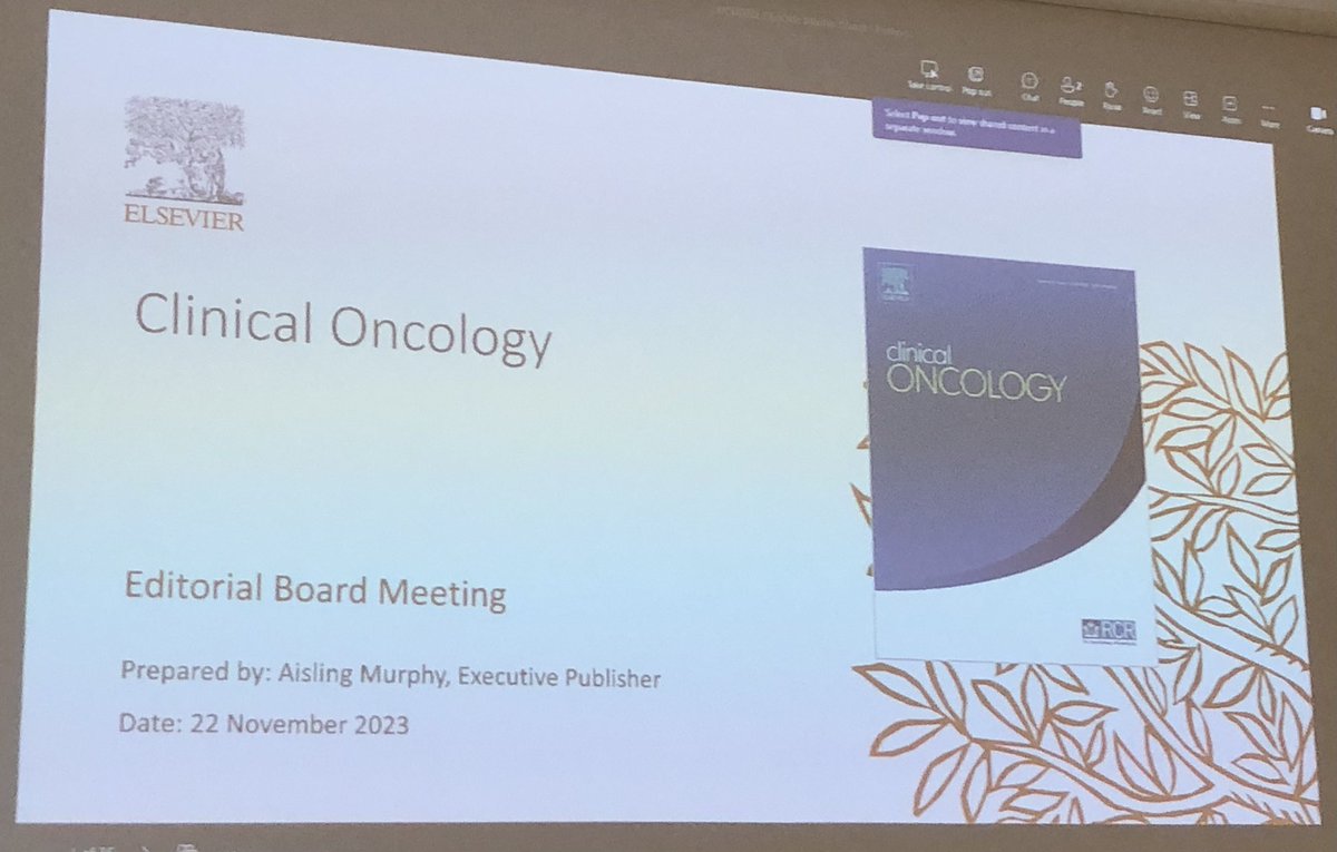 @ClinOncology Editorial Board meeting today! 📣Blue journal is transforming into a Purple journal! Stay tuned for other changes too!