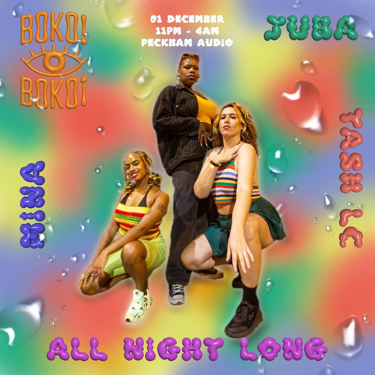 Next Friday we’re bringin the house down with our first all night long at our happy place <a href="/peckhamaudio/">Peckham Audio Club</a> ! <a href="/DJTashLC/">short and deadly</a> <a href="/jubamusicldn/">Juba</a> <a href="/minamusicuk/">🌥 Mina 🌥</a> playing global bangers from doors to close 🪩 🌍 it’s gonna be special  🪄

Tix: ra.co/events/1800376