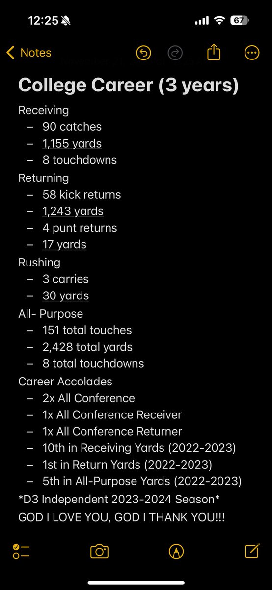 College resume, I owe it all to GOD!! 🙌🏾🙌🏾❤️