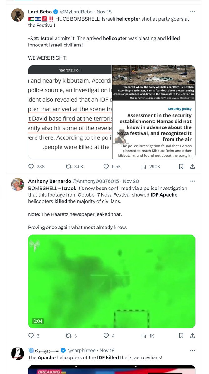 #RuscistDenialism because the lying accounts are the same, joined by UK-resident open supporter of terrorist orgs @(ShaykhSulaiman) and the like.
#XModerationFails
The blanket acceptance of October 7 atrocity victim blaming (also seen re Ukraine) by Musk is truly monstrous. There…