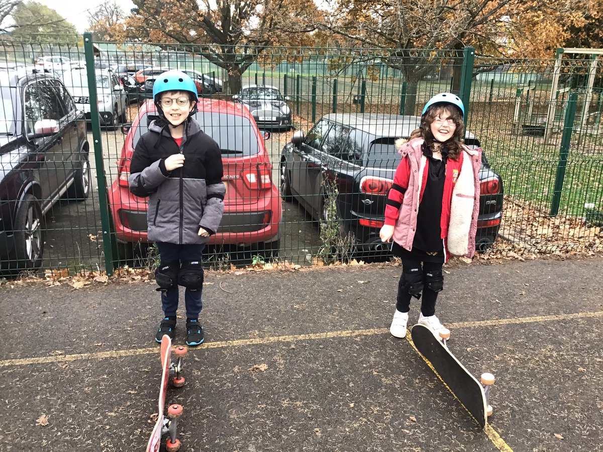 Jaguar class had the best afternoon with Team Rubicon learning a new skill of Skateboarding. 🏆