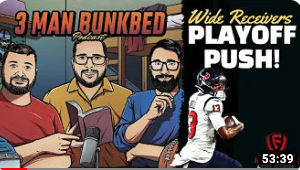 SelloutCrowds's tweet photo. Got the unfiltered, unscripted, Fantasy Football show for fans by fans.
Check it out:
3 Man Bunkbed - Playoff Push Wrs!
w/ @TheZacBradley @CoachSmith409 and Fat Squirtle!
https://t.co/woxOTtqcef
#FantasyFootball #fantasyfootballadvice #FFPlayoffs #ff #wrs #NFL #week12 https://t.co/v3b0YQ6dn7