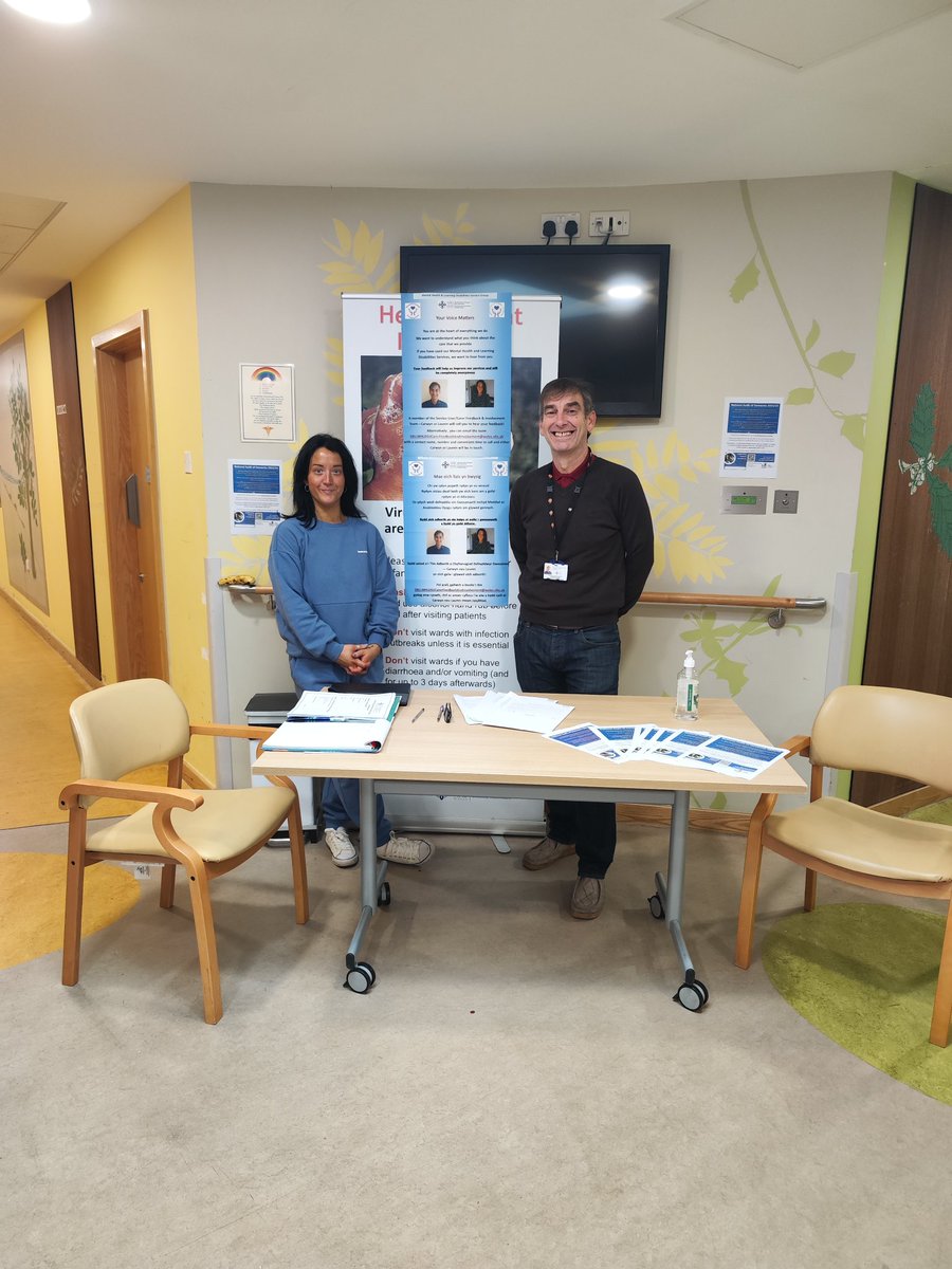 Loren Evans (@lorentuesday) on Twitter photo Say hello to the amazing mental health & learning disability feedback team! ⭐⭐
Today we were in Ysbryd Y Coed gathering feedback from relatives for the National Dementia Audit!
Amazing work 👏😀
<a href="/Mariejwills/">Marie Williams 💙</a> <a href="/MHLD_SBUHB/">NurseLeadsMHLDSBUHB 💙</a>
#feedback #qualityimprovement #team #dementia Say hello to the amazing mental health & learning disability feedback team! ⭐⭐
Today we were in Ysbryd Y Coed gathering feedback from relatives for the National Dementia Audit!
Amazing work 👏😀
<a href="/Mariejwills/">Marie Williams 💙</a> <a href="/MHLD_SBUHB/">NurseLeadsMHLDSBUHB 💙</a>
#feedback #qualityimprovement #team #dementia