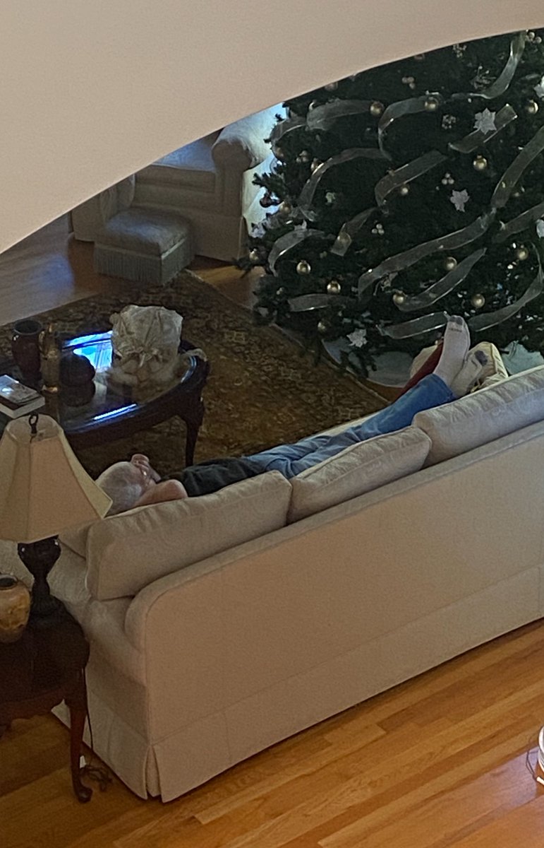 MikeyFourTweets's tweet photo. Pops crushing his conference calls from the couch today #MDlife https://t.co/brymbNJMUi