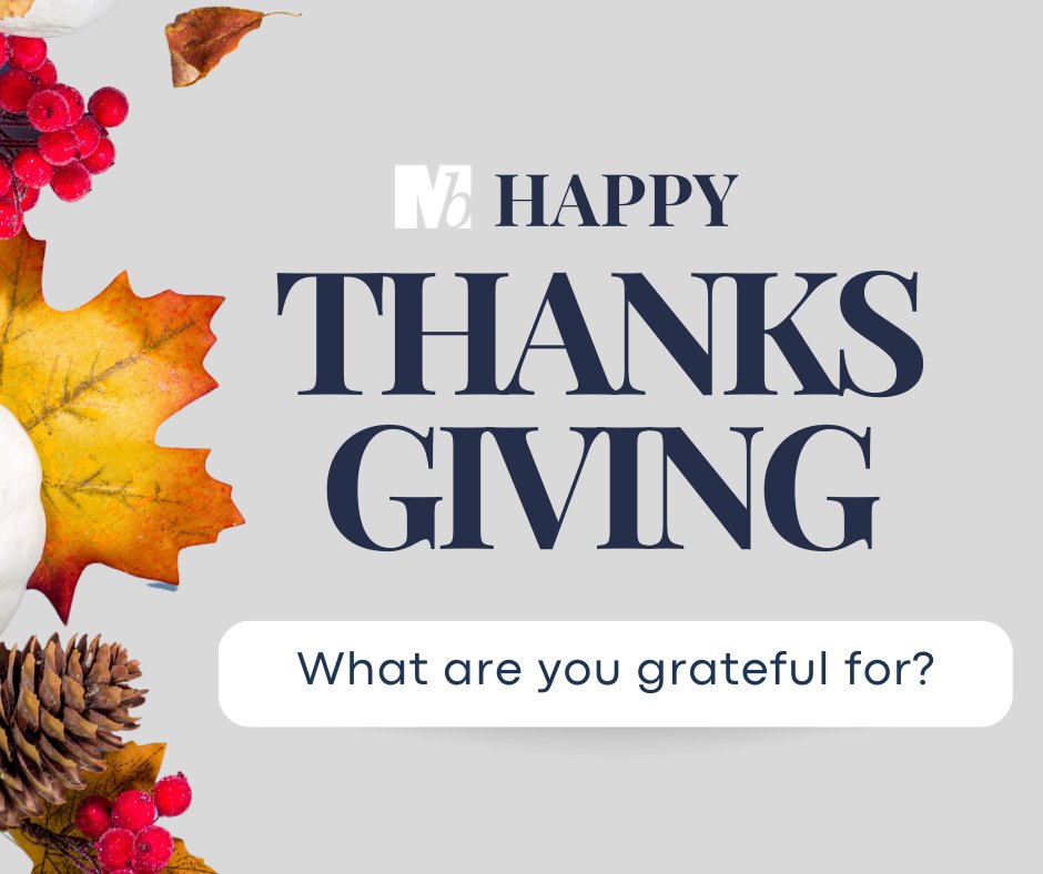 Happy Thanksgiving! We hope everyone has a safe holiday! What are you grateful for this year? Leave your response in the comments. 🦃🍂

Holiday Hours: Our offices will be closed starting Wednesday, November 22, at 1 P.M. and will reopen on Monday, November 27, at 8 A.M.