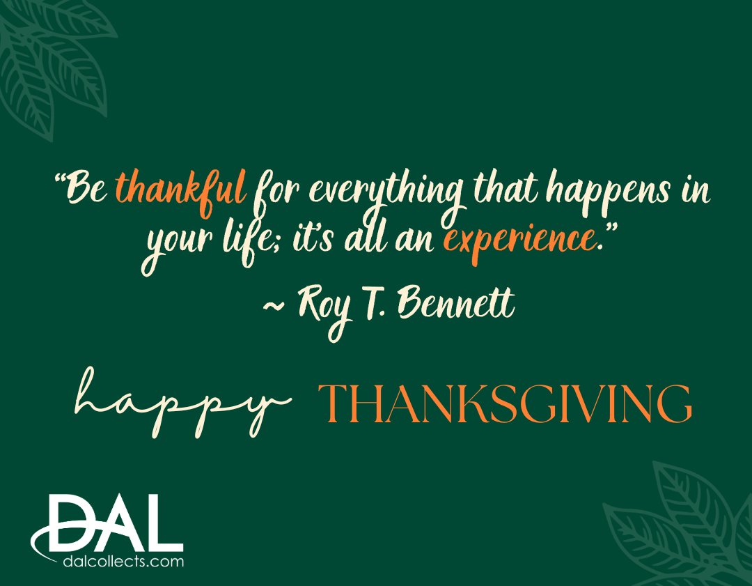 dalcollects's tweet photo. Wishing you and yours a very Happy Thanksgiving with gratitude from all of us at DAL, Inc.

#holiday #family #thankful #thanksgiving2023 #grateful #blessed https://t.co/OqVwSFzX7D