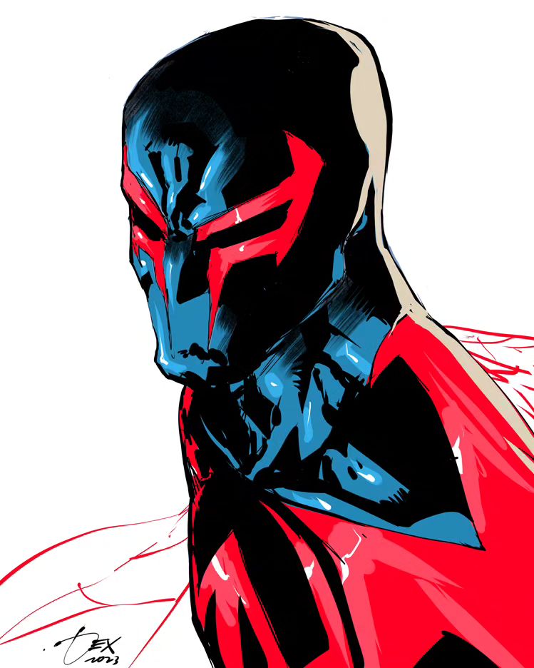 Spider-Man 2099 by @dextersoy 
#SpiderMan2099 #SpiderMan