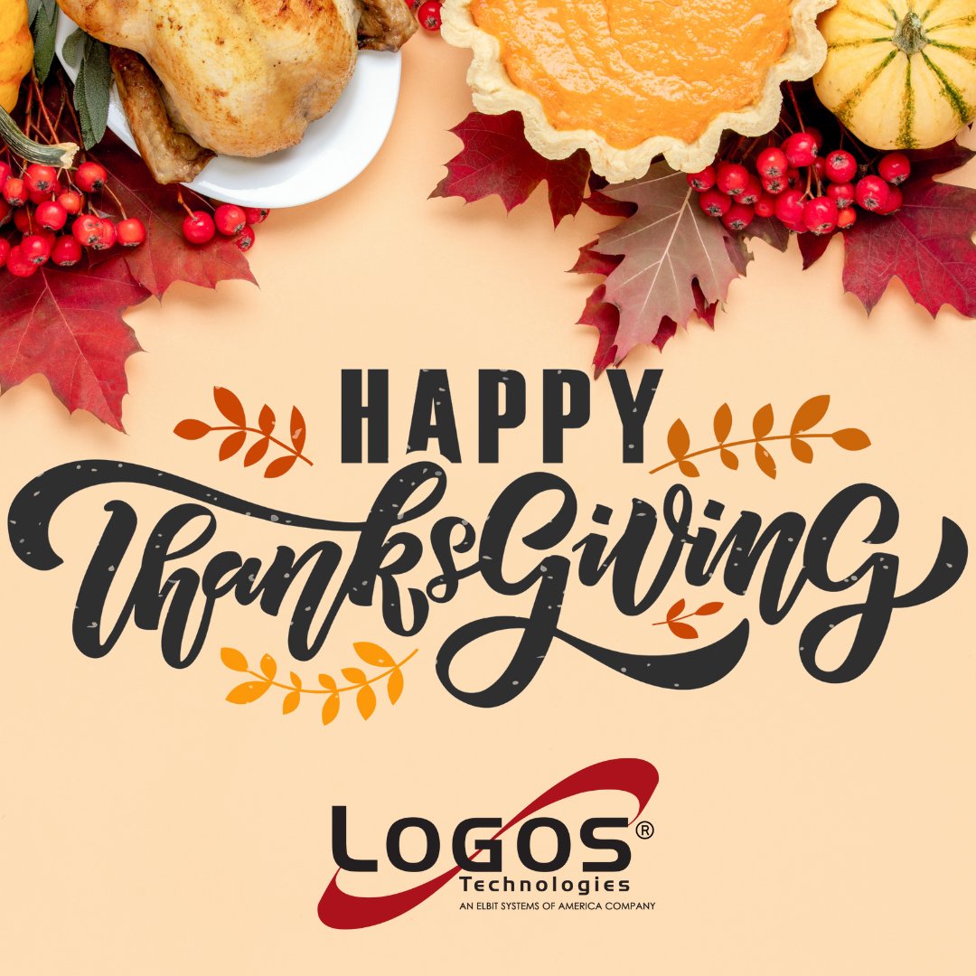 LogosTechLLC's tweet image. Happy Thanksgiving from the Logos Technologies family!

We are grateful for the incredible team driving innovation and making a positive impact every day.
Wishing you all a day filled with joy, gratitude, and heartwarming moments with loved ones.

#Thanksgiving #LogosFamily