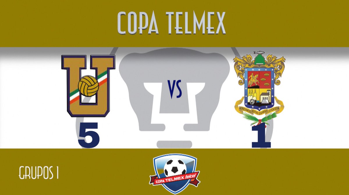 Repreunamvar's tweet photo. Victoria en el primer juego de clasificación o fase de grupos de la @Copatelmex 

UNAM 🐾 5️⃣
Michoacán 1️⃣

#DaleRepre https://t.co/hY5qrvcPxB