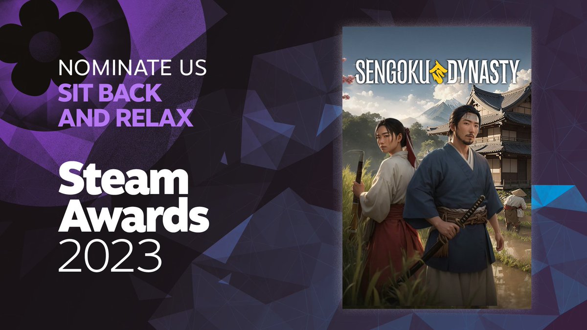 ToplitzProd's tweet image. It's time to sit back and relax for another session in feudal Japan with Sengoku Dynasty. It would be an honor for us if you could nominate us for the Steam Awards 2023 &amp;lt;3. #SteamAwards #Steam #sengokudynasty