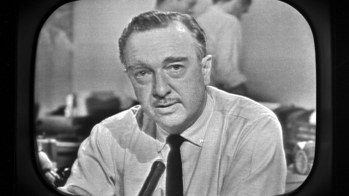 Walter Cronkite, November 22, 1963.