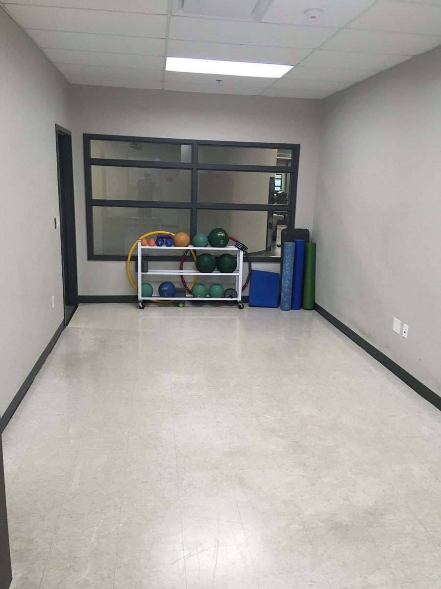 #workoutday !  This is the #Stretching room @Y_SaintJohn !  Toward the end of every #workout is spent in here for a few minutes, then it’s around the track!
#ywednesday #ymca #fitness #wellness #gym