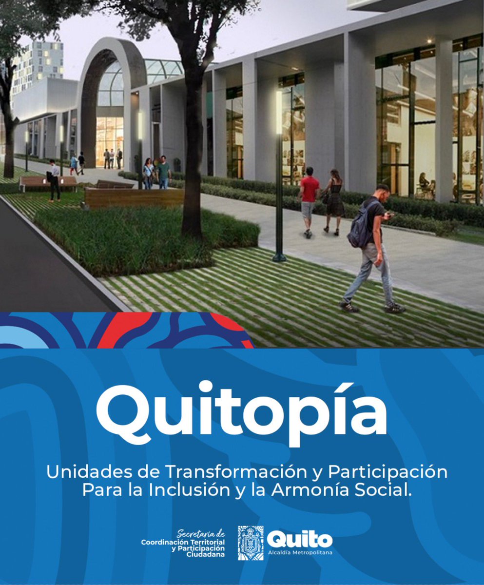 zonaeloyalfaro's tweet photo. 🌈#Quitopia | ¡Quito cuenta contigo!
Participa en el datatón y ayúdanos a construir las Quitopías.
📍 Ingresa en https://t.co/fMpBXkMIfS y selecciona la sección Quitopías. Juntos, construyamos sueños.
#QuitoRenace https://t.co/zTknLXkkL5