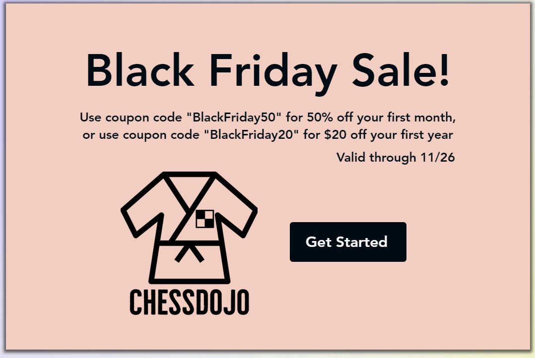 Chessable on X: **BLACK FRIDAY SUPER SALE** Get your favorite