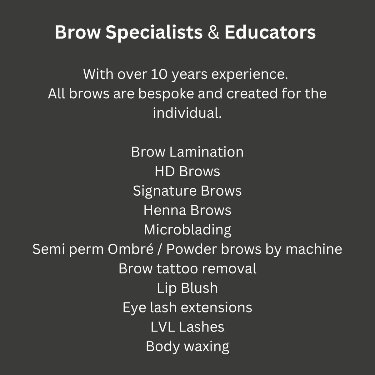 InTandridge (@intandridge) on Twitter photo Brow Specialists and educators with over 10 years experience.
All brows are bespoke and created for the individual.
โ๏ธ 01883 331369
๐ฌ info@thebrowcollective.co.uk
๐ thebrowcollective.co.uk
๐29 The High Street, Caterham on the Hill, CR3 5UE
#caterham #caterhamonthehill Brow Specialists and educators with over 10 years experience.
All brows are bespoke and created for the individual.
โ๏ธ 01883 331369
๐ฌ info@thebrowcollective.co.uk
๐ thebrowcollective.co.uk
๐29 The High Street, Caterham on the Hill, CR3 5UE
#caterham #caterhamonthehill