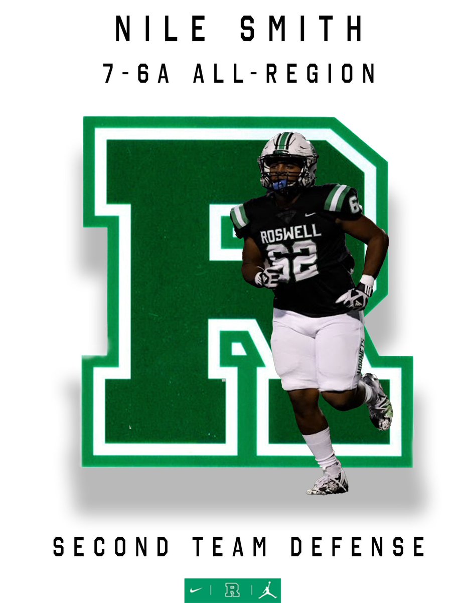 Congratulations to Nile Smith on being named to Second Team DL in Region 7-6A. 

#WeR #TEAM74 #LL5💚