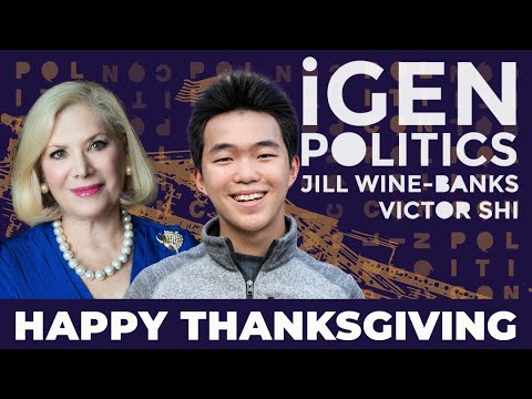 Wishing you a joyous Thanksgiving , thanking you for listening to this episode of @iGenPolitics_ where we learn @Victorshi2020 is an older soul than I am. See where you rank when you listen or watch: Podcast Link podcasts.apple.com/us/podcast/ige… YouTube Link youtu.be/7h-qHn2xUQs