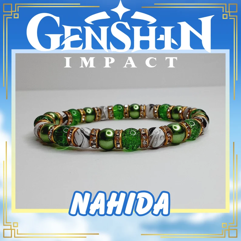 Bracelet_Quest's tweet photo. The Nahida inspired bracelet is on sale on my #etsy shop!!: https://t.co/c0N1ApGjJh

Cyber Monday deals all week! Get yours before they are gone!!!

#SmallBusiness #GenshinImpact #etsyshop #viral #goviral #bracelets #beads #gaming #nahida #Archons https://t.co/TxRpR1eqs2