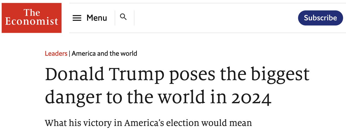 Good for @TheEconomist. Every publication should run a piece like this, every week until the election. When editors & regular readers are sick of it, then, maybe, casual people will have seen it once. economist.com/leaders/2023/1…