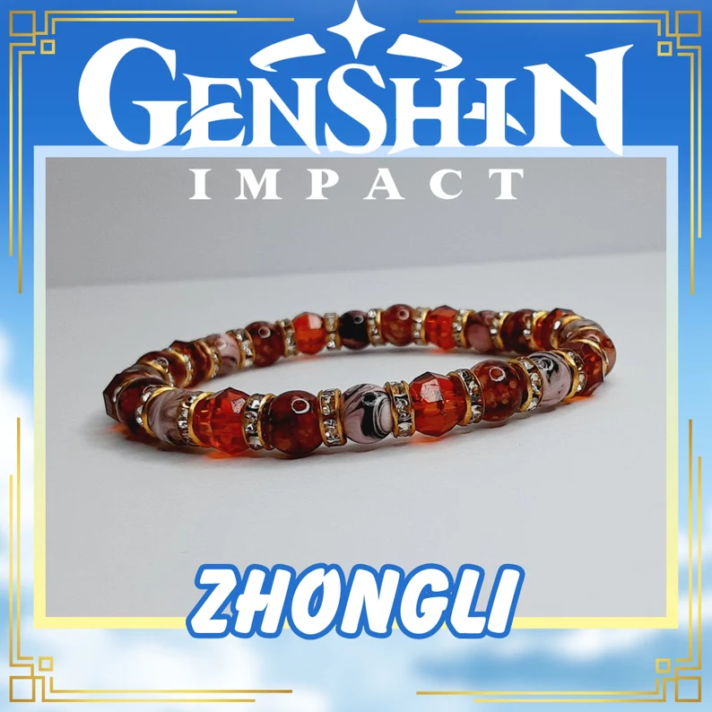 Bracelet_Quest's tweet photo. The Zhongli inspired bracelet is on sale on my #etsy shop!!: https://t.co/c0N1ApFLTJ 

Cyber Monday deals all week! Get yours before they are gone!!!  

#SmallBusiness #GenshinImpact #etsyshop #viral #goviral #bracelets #beads #gaming #zhongli  #Archons https://t.co/SYsOgBSHvt