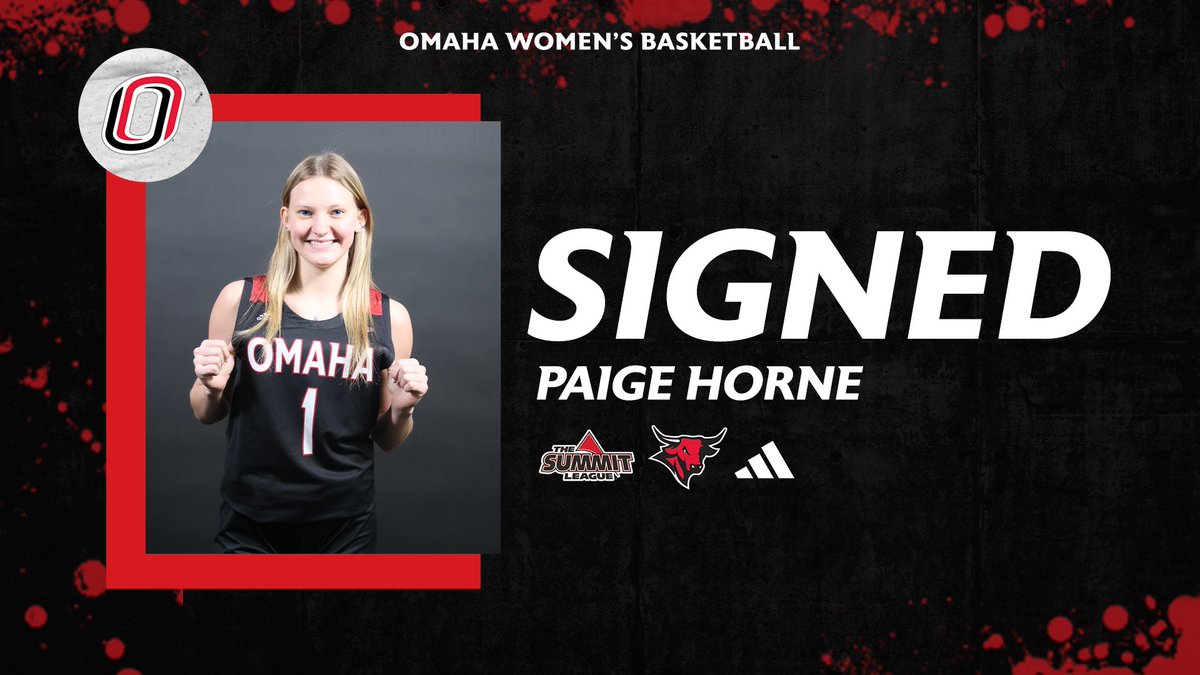 OmahaWBB's tweet photo. 𝒮𝐼𝒢𝒩𝐸𝒟🖊️

Paige Horne, from Scottsbluff, Neb., is officially a Maverick🤘

Went 21-6 her junior year, making it to States for the second time. Horne is a three-sport athlete, also competing in volleyball and track.

#OmahaWBB https://t.co/6TX2Ppx7CL