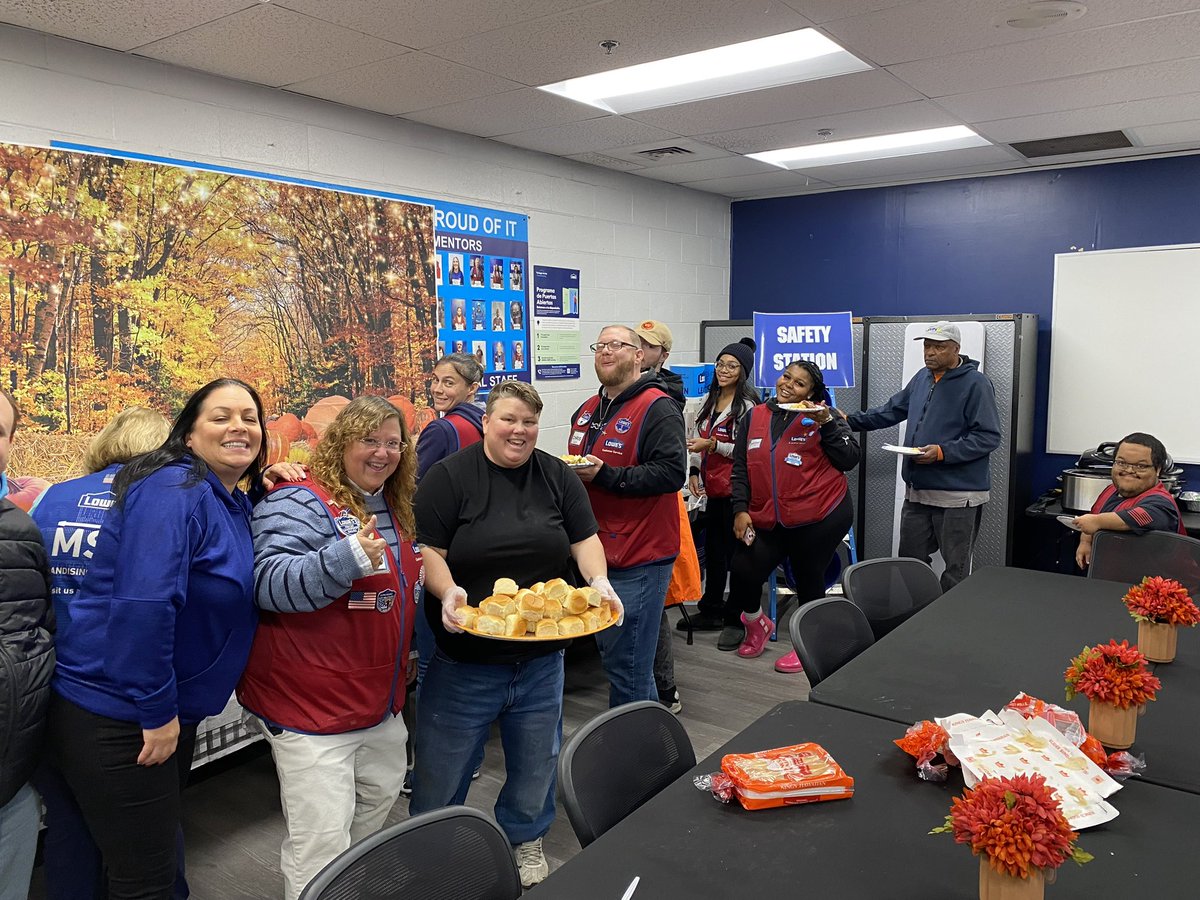 Happy Thanksgiving - Gobble till you wobble! Thanksgiving at Lowe’s store 719, Thank you to each associate for wonderful contribution making 719 successful!