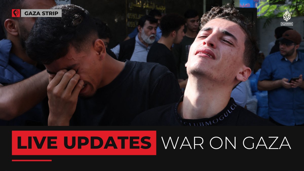 AJEnglish's tweet photo. Israel persists in deadly air attacks and heavy shelling in Gaza. 

🔴 Follow our LIVE coverage: https://t.co/Ej2BCTo20d https://t.co/IQpcbpS8q3