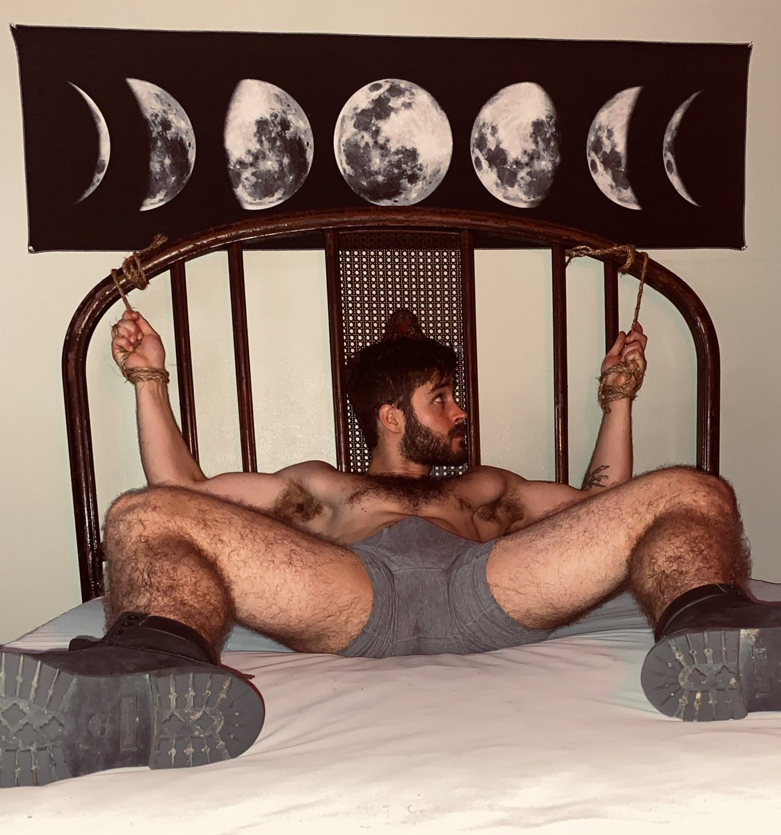 ForestCliff8's tweet photo. All tied up this week 😜 Stuff me like a Turkey! https://t.co/bJ87SvfM0v