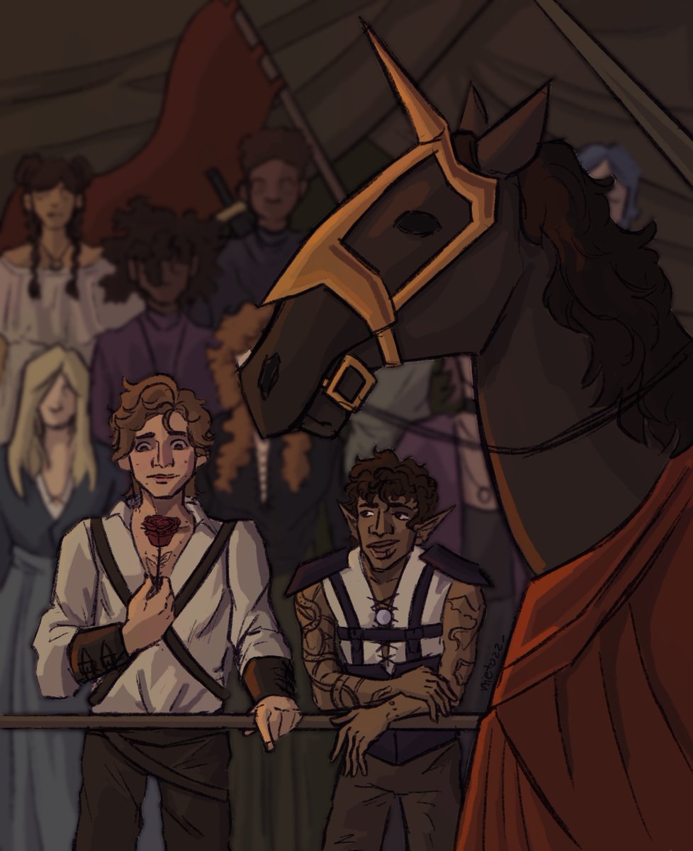 another illustration from Steve Harrington's Ren Faire Adventures!
Steve's first faire, what will he do O_O
read the chapter here: archiveofourown.org/works/51112642…