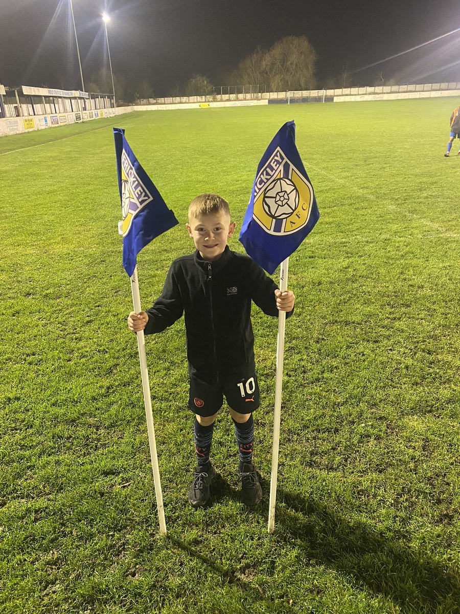 What a roller coaster of emotions last nights <a href="/frickleyafc/">Frickley Athletic FC</a> game was! True teamwork and passion from our boys in blue to turn the game around ⚽️💙🤍 thank you to <a href="/RichCollier11/">Richard collier</a> for Jacobs photo tonight 😃⚽️🌟