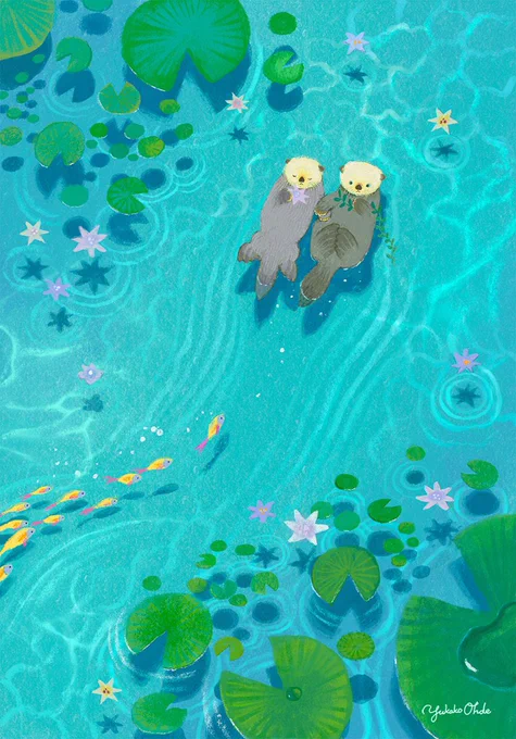 #動物モチーフであふれる幸せ 動物ばかり描いています