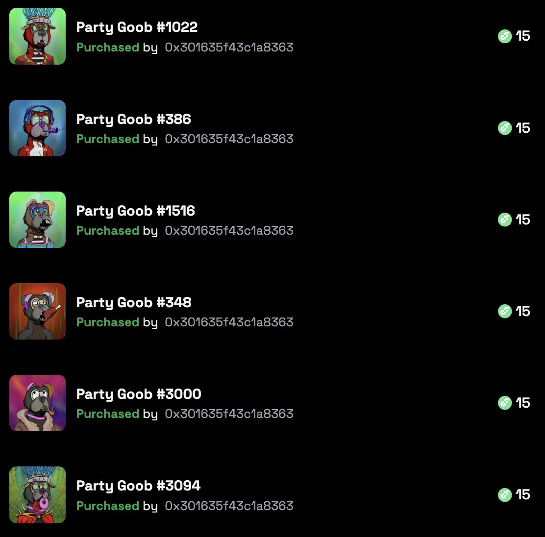 Party Mansion Gooberz are on Flowverse

6 purchases in the last 24 hours 🌊🌊🌊