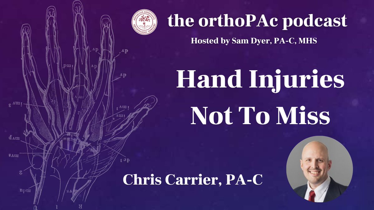 Seymour Fractures, Lunate Dislocations, Pilon Fractures and more.... part 1 out today! 

Join us on the #orthoPAc podcast for a recap of one of the most requested topics from our #OrthoBootCamp.

paos.org/orthopacpodcast
