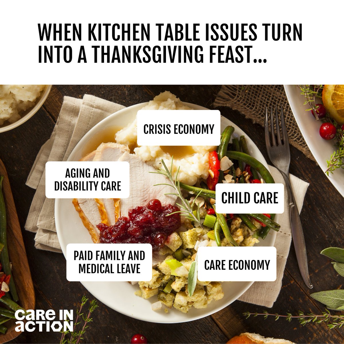 Care...it's what everyone's discussing at the family Thanksgiving dinner table this year.