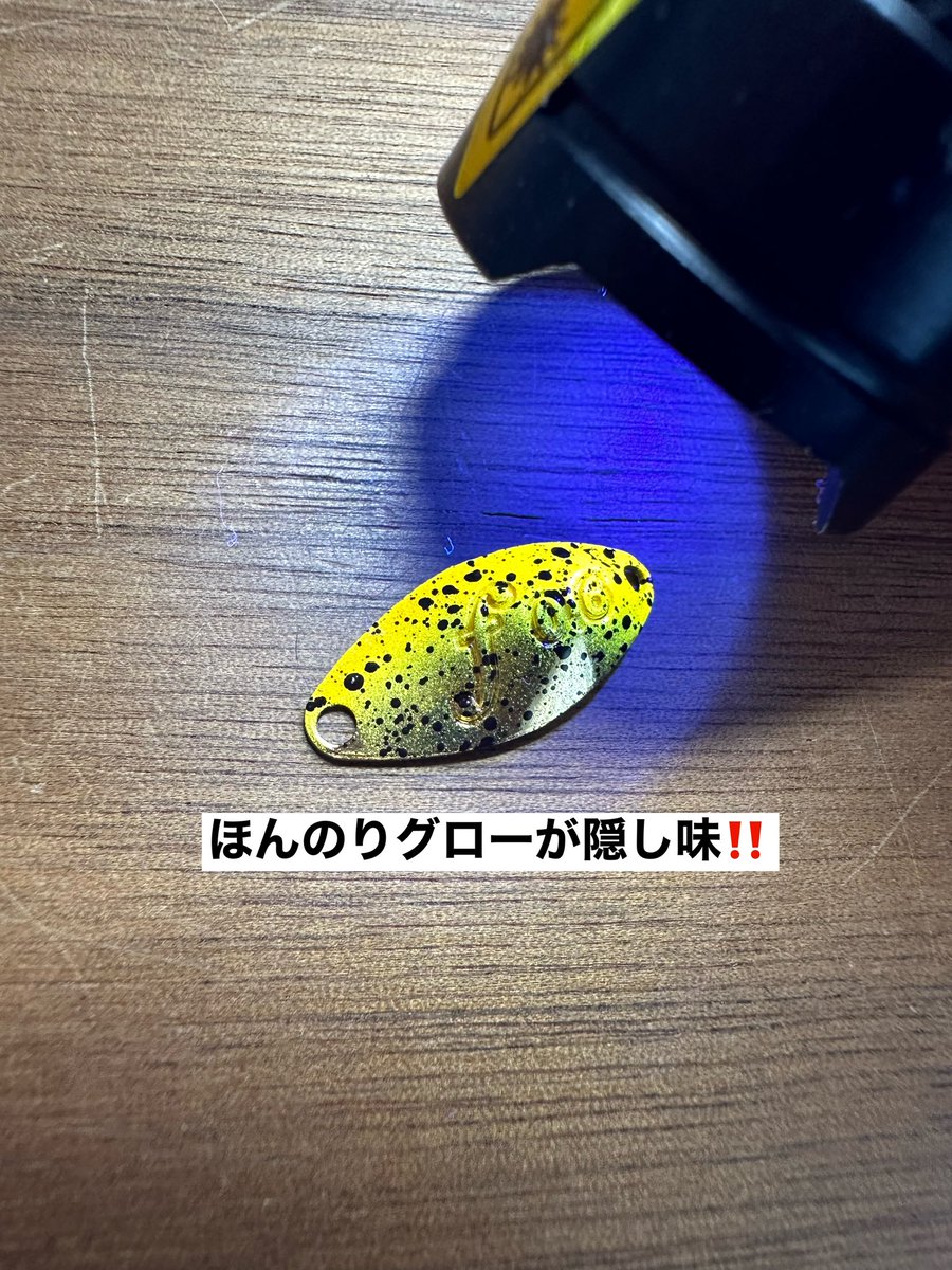 フォルテ0.6gカラー紹介 No.31ゴールドペレットグロー（new!） 表：本