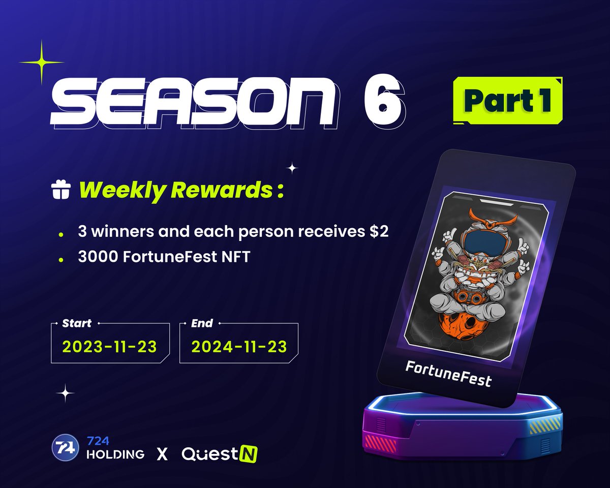 holding724's tweet photo. 🌟 Exciting news! 🚀
Join the #Lottery724 web campaign for a chance to win weekly prizes on the Polygon ZK-EVM blockchain.
It's free, easy, and open to all! 🎉
Don't miss out—test your luck and be part of the fun! 🌐🔗
#BlockchainLottery #FreePrizes #WebCampaign https://t.co/cVtPtTh19X