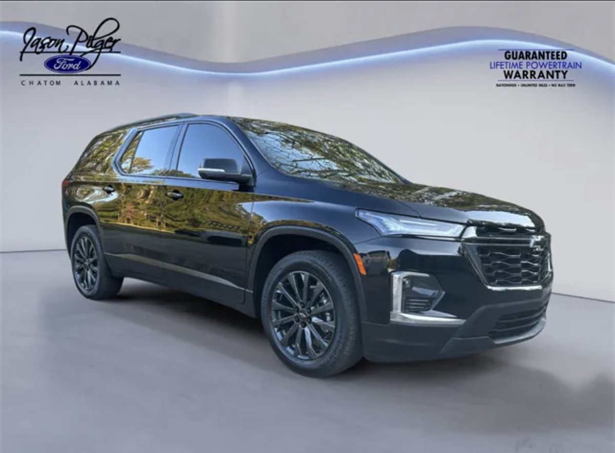 JasonPilgerFord's tweet photo. CarFax labels this Chevy Traverse a “Good Value, One Owner” vehicle! Come take it for a test drive &amp; earn an entry to win the commemorative football signed by Coach Nick Saban! #wherefriendsbecomefamily #shoplocally  https://t.co/FZTFfdSJga https://t.co/3qHVUbSpwH